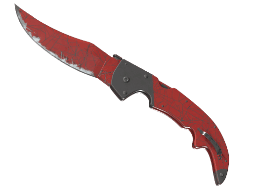 Crimson Web | Falchion Knife CS2 Skin
