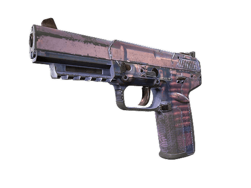 Five-SeveN Dark Polymer (StatTrak Battle Scarred)