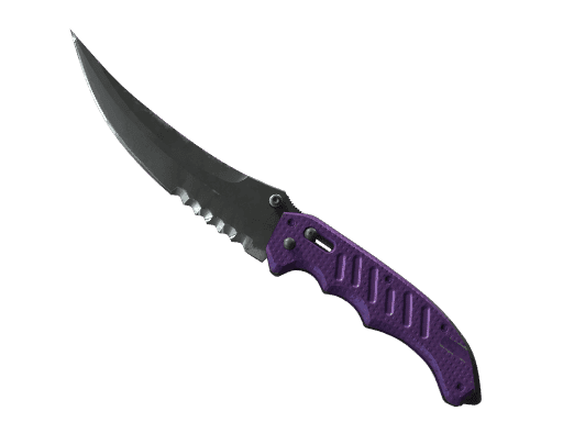 Flip Knife Ultraviolet (StatTrak Well-Worn)