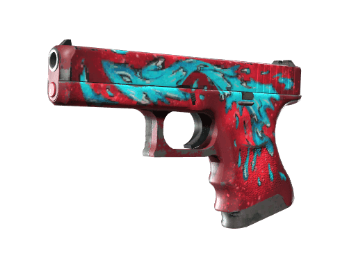 Glock-18 Water Elemental (StatTrak Well-Worn)