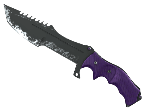 Huntsman Knife Ultraviolet (StatTrak Well-Worn)