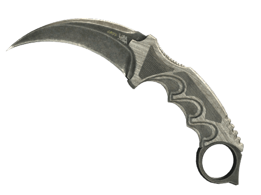 Karambit Black Laminate (StatTrak Battle Scarred)