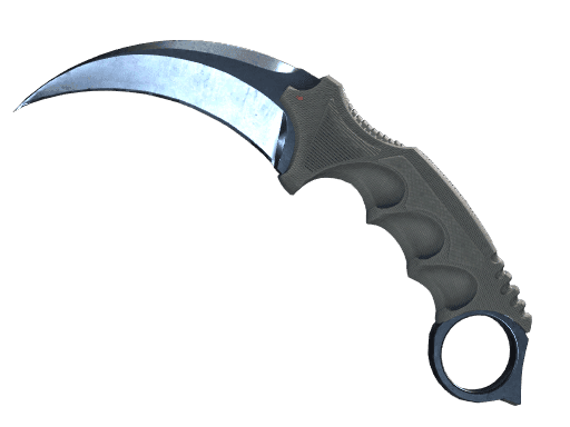 Karambit Blue Steel (StatTrak Well-Worn)