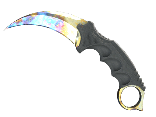 Karambit Case Hardened (StatTrak Well-Worn)
