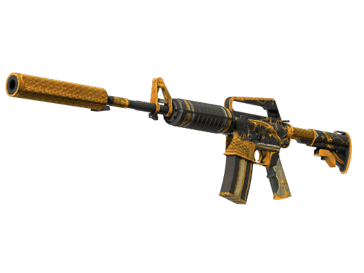 M4A1-S Golden Coil (StatTrak Battle Scarred)