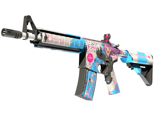 M4A4 Temukau (StatTrak Well-Worn)