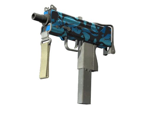 MAC-10 Oceanic (StatTrak Well-Worn)