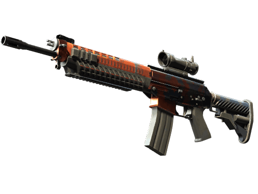 SG 553 Danger Close (StatTrak Minimal Wear)