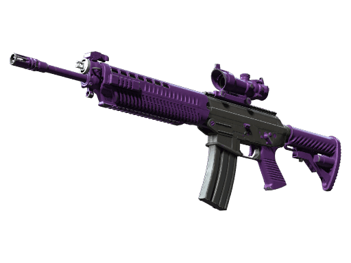 SG 553 Ultraviolet (StatTrak Well-Worn)