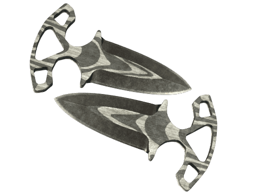 Shadow Daggers Black Laminate (StatTrak Battle Scarred)