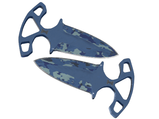 Shadow Daggers Bright Water (StatTrak Well-Worn)