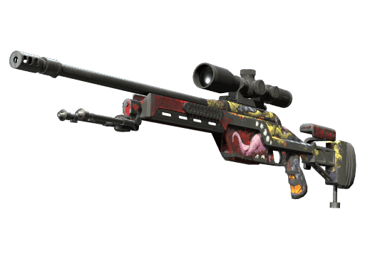 SSG 08 Bloodshot (StatTrak Battle Scarred)
