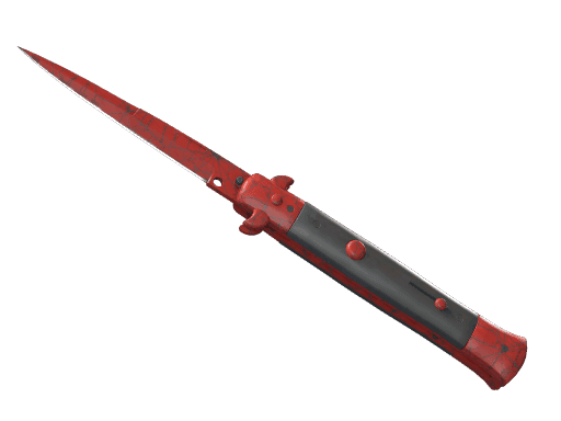 Stiletto Knife Crimson Web (StatTrak Minimal Wear)