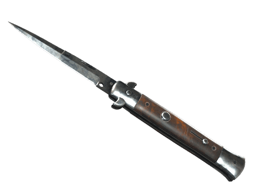 Stiletto Knife Stained (StatTrak Well-Worn)