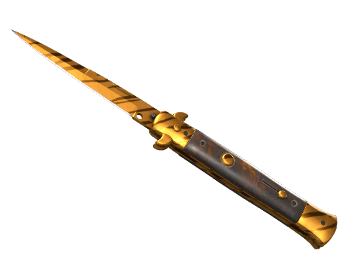 Stiletto Knife Tiger Tooth (StatTrak Factory New)