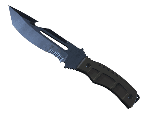Survival Knife Blue Steel (StatTrak Battle Scarred)