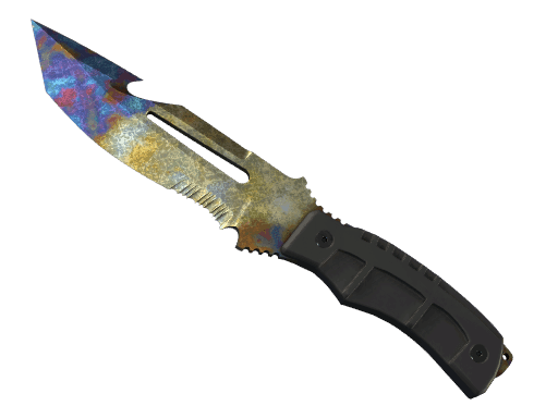 Survival Knife Case Hardened (StatTrak Battle Scarred)