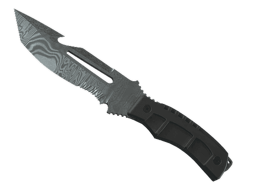 Survival Knife Damascus Steel (StatTrak Battle Scarred)
