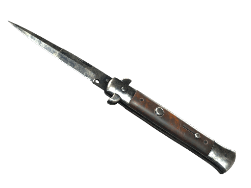 Stiletto Knife Stained (Battle Scarred)