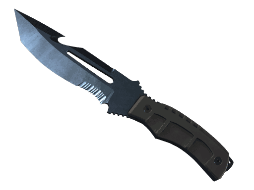 Survival Knife | Blue Steel CS2 Skin