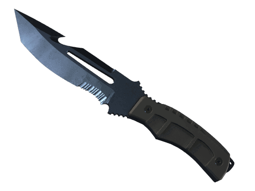 Survival Knife Blue Steel (Field-Tested)