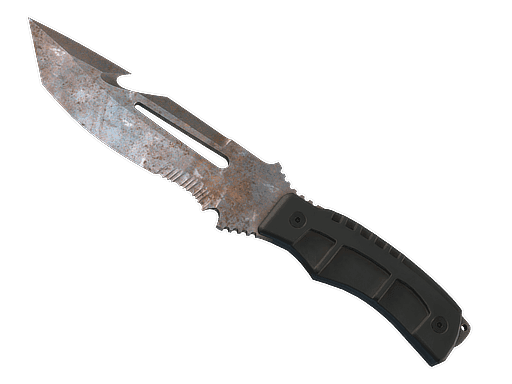 Survival Knife Rust Coat (Well-Worn)