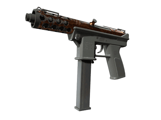 Tec-9 Red Quartz (Well-Worn)