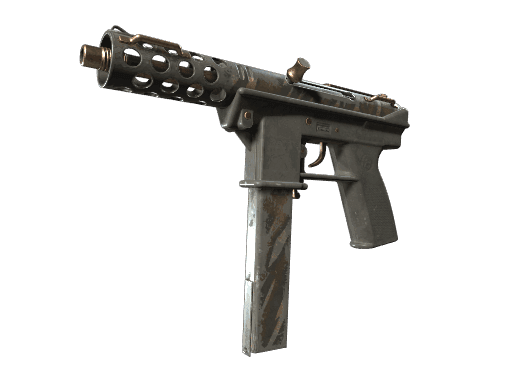 Tec-9 Tiger Stencil (Battle Scarred)