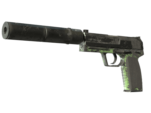 USP-S Para Green (Battle Scarred)