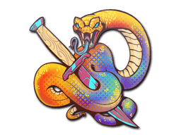 Coiled Strike (Holo) CS2 Sticker