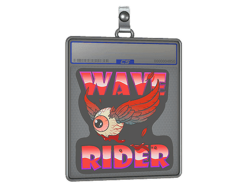 Blood Moon Wave Rider CS2 Sticker