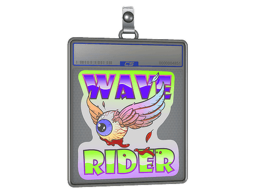 Toxic Wave Rider CS2 Sticker