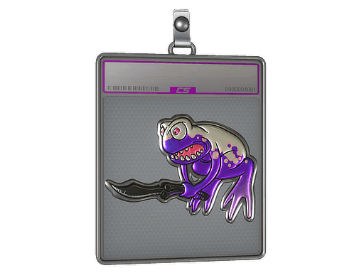 Ultraviolet Poison Frog (Foil) CS2 Sticker