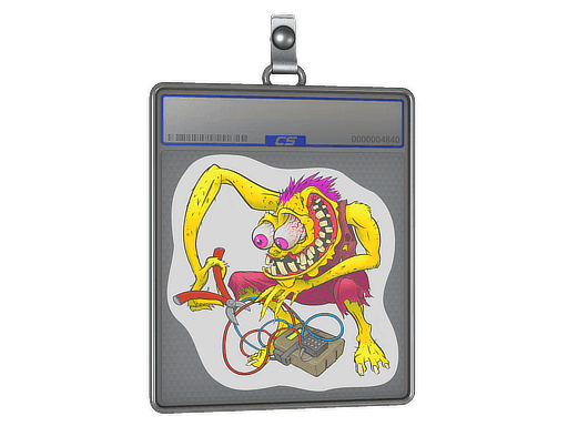 Yellow Bombster CS2 Sticker