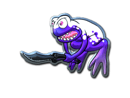 Ultraviolet Poison Frog (Foil) CS2 Sticker