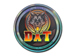 dAT team (Holo) CS2 Sticker