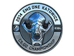 ESL Skull (Foil) CS2 Sticker