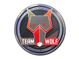 MTS GameGod Wolf (Holo) CS2 Sticker