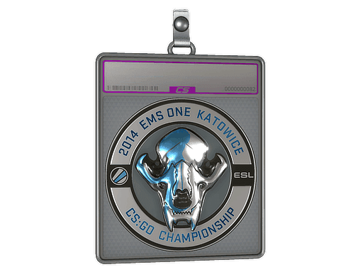 ESL Skull (Foil) CS2 Sticker