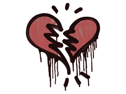 Broken Heart (Blood Red)