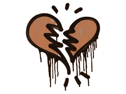 Broken Heart (Tiger Orange)