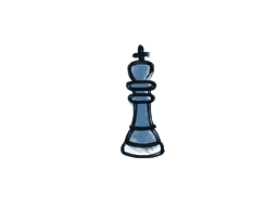 Chess King (Monarch Blue)