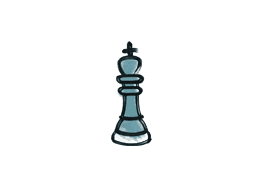 Chess King (Wire Blue)