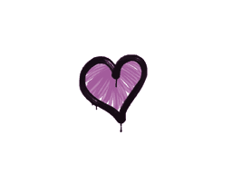 Heart (Bazooka Pink)