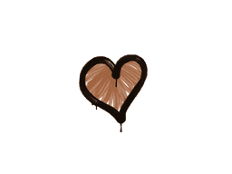 Heart (Tiger Orange)