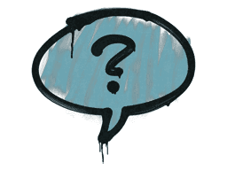 Question Mark (Wire Blue)