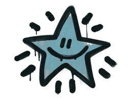 Shining Star (Wire Blue)