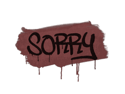 Sorry (Brick Red)