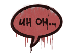 Uh Oh (Blood Red)