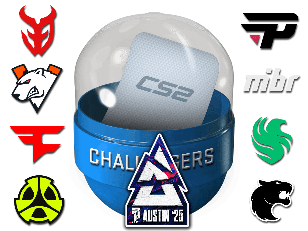 Austin 2025 Challengers Sticker Capsule Skins